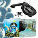 180° Panoramic View Snorkel Mask