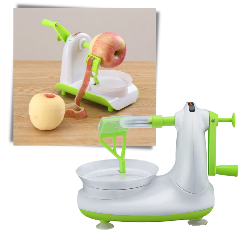 Hand-Cranked Fruit Peeler