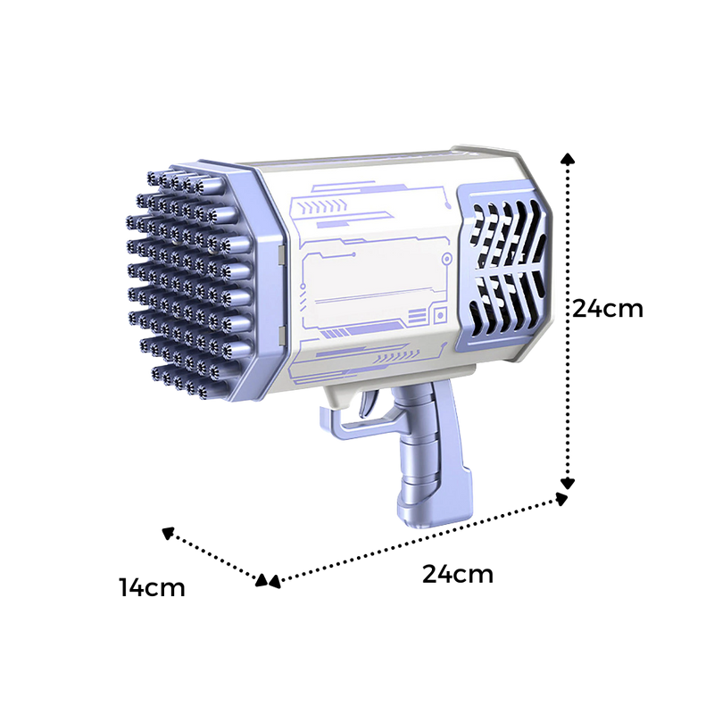 69-Hole Bazooka Bubble Blower
