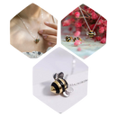 Bee-shaped necklace