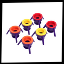 Pack of 6 Versatile Bottle Stand Caps