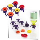 Pack of 6 Versatile Bottle Stand Caps