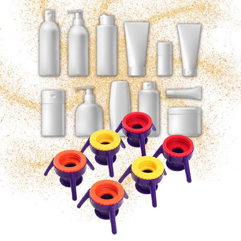 Pack of 6 Versatile Bottle Stand Caps