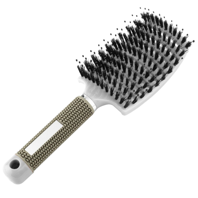 Boar Bristle Massaging Hairbrush