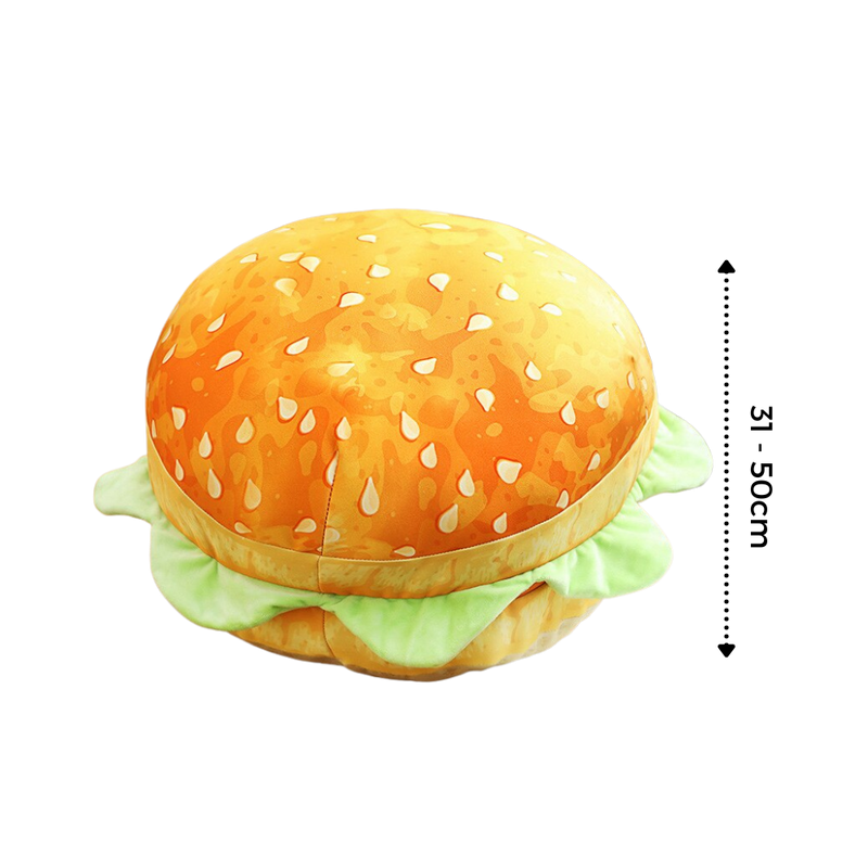Plush Burger Cushion