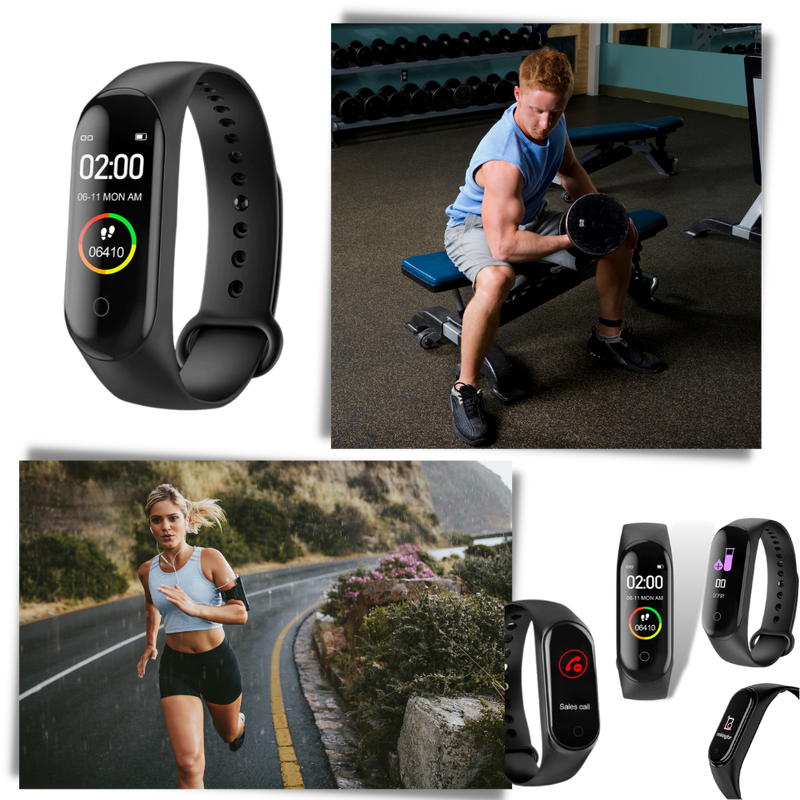 Fitness and Sleep Tracking Bracelet