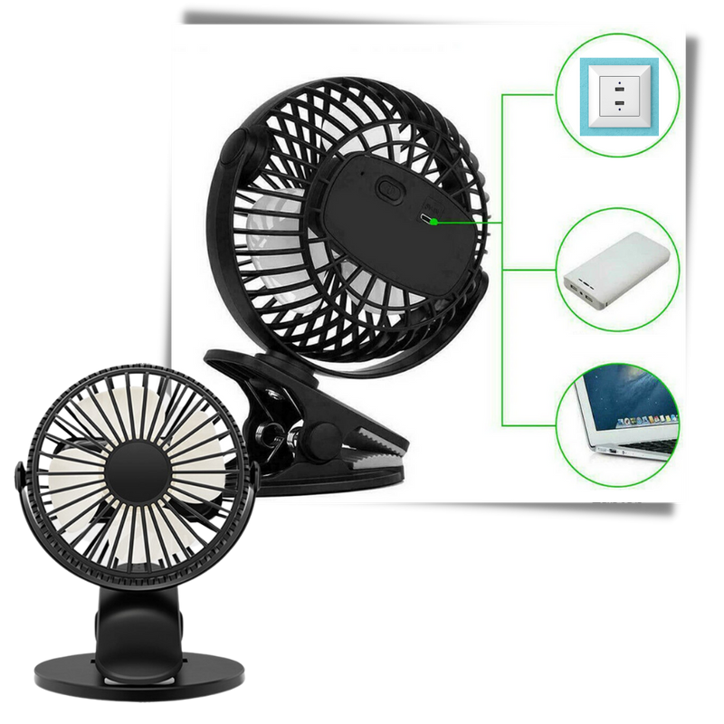 Portable Rechargeable USB Fan
