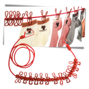 4m Stretch Camping Clothesline with Pegs