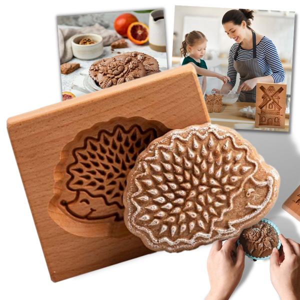 Wooden Cookie Cutter Mould