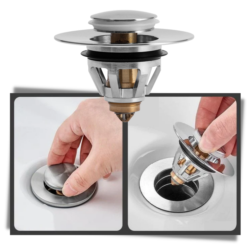 Pop-up Drain Filter and Plug