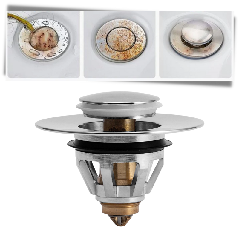 Pop-up Drain Filter and Plug