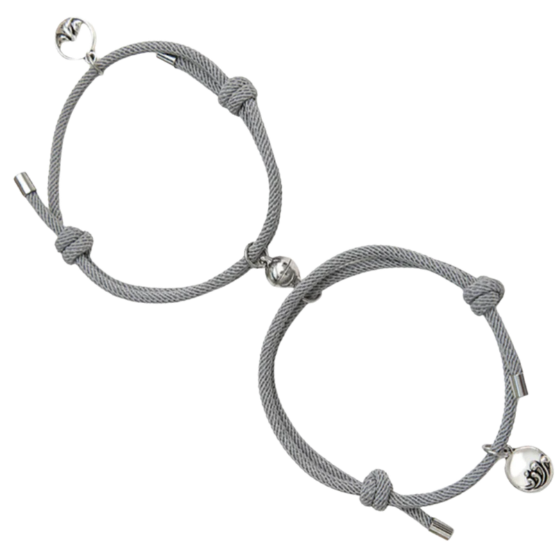Set of 2 Magnetic Bracelets for Couples