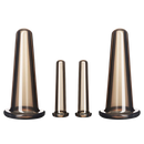 4 Silicone Cups for Facial Massage Cupping