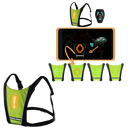 Reflective Cycling Vest With LED