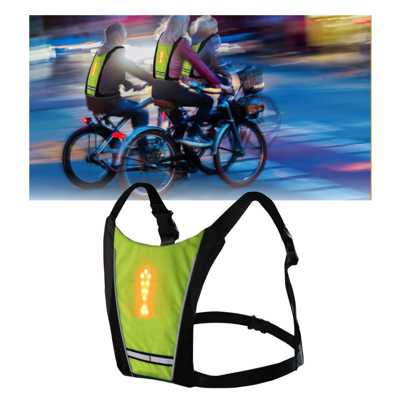 Reflective Cycling Vest With LED
