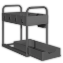 Double-Drawer Kitchen Spice Rack