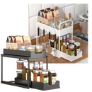 Double-Drawer Kitchen Spice Rack
