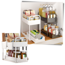 Double-Drawer Kitchen Spice Rack