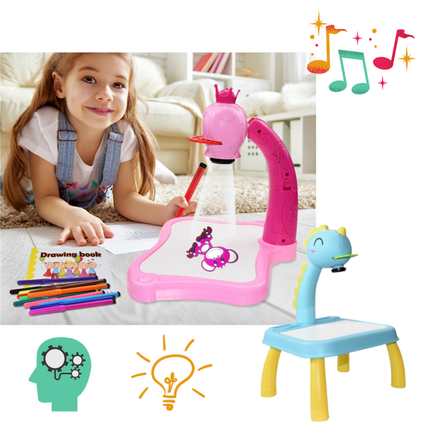 Children projection drawing board