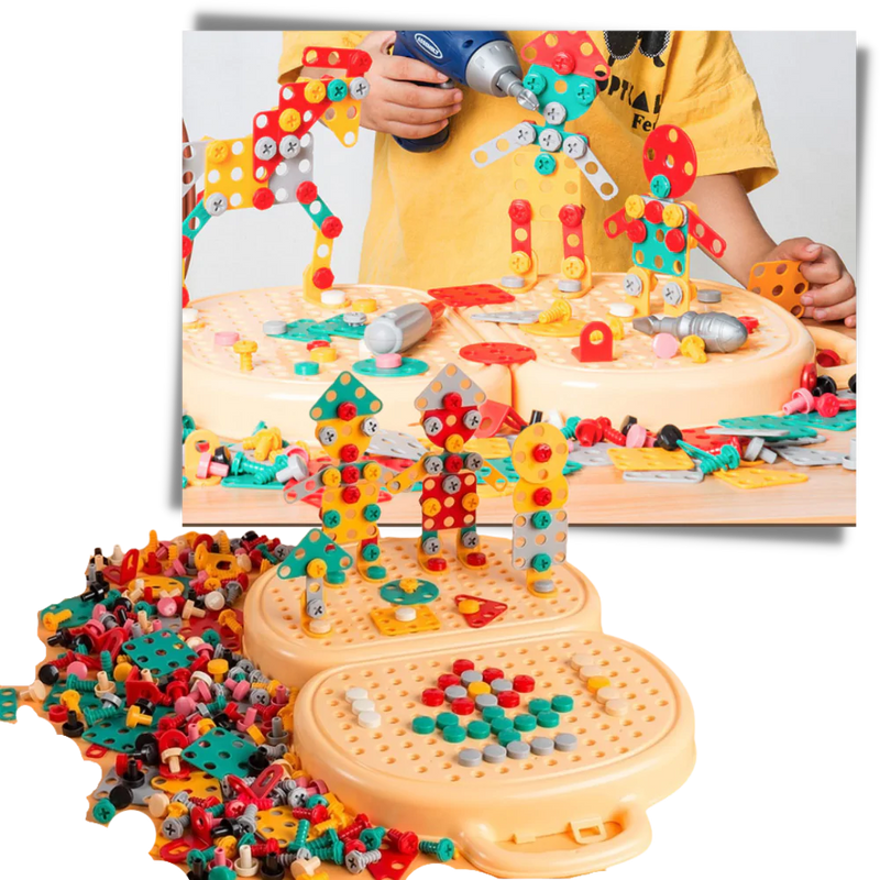 Educational Puzzle Toy and Drill Kit
