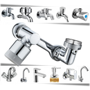 Anti-splash Rotating Water Faucet Extender