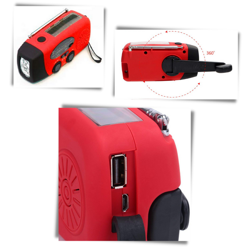 Multifunctional Dynamo Emergency Radio