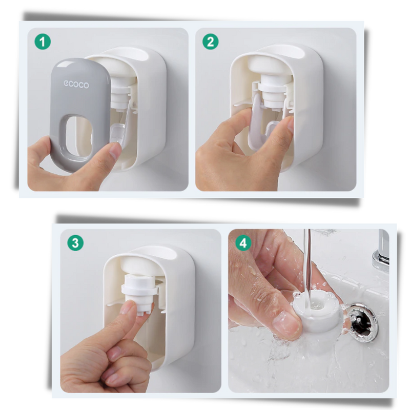 Wall-Mounted Toothpaste Dispenser