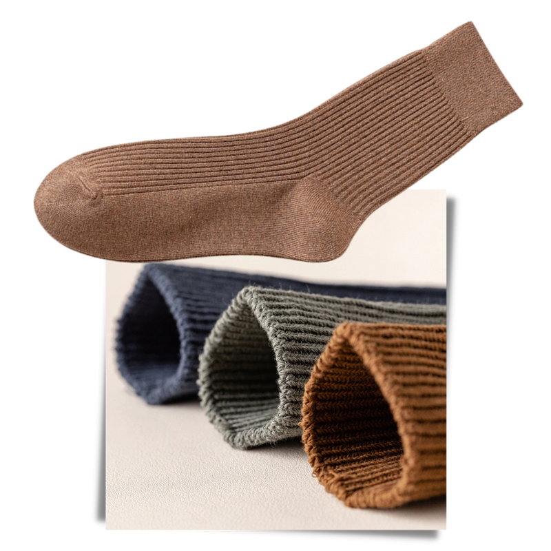 Men's Ribbed Socks (2 Pairs)
