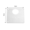 Set of Hinge Repair Plates