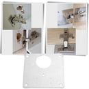 Set of Hinge Repair Plates