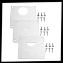 Set of Hinge Repair Plates