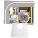 Set of Hinge Repair Plates