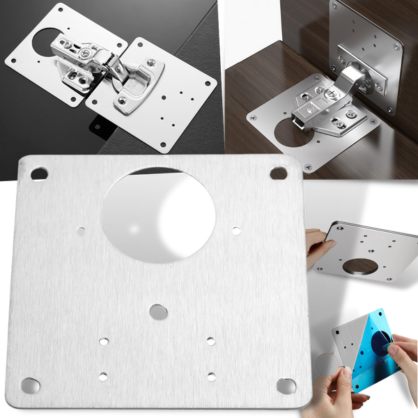 Set of Hinge Repair Plates