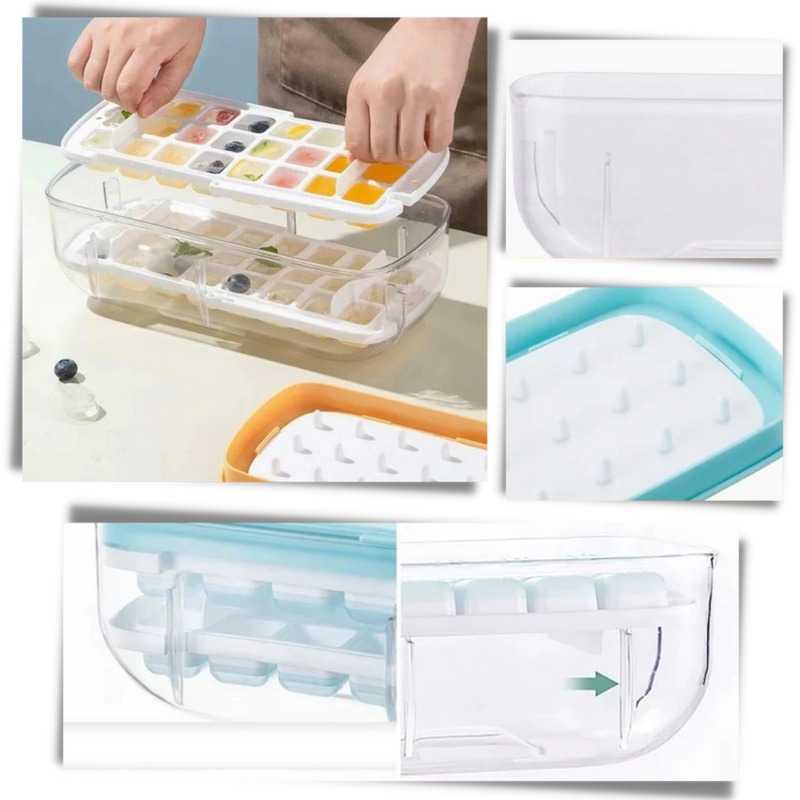 Silicone Ice Cube Mold Tray