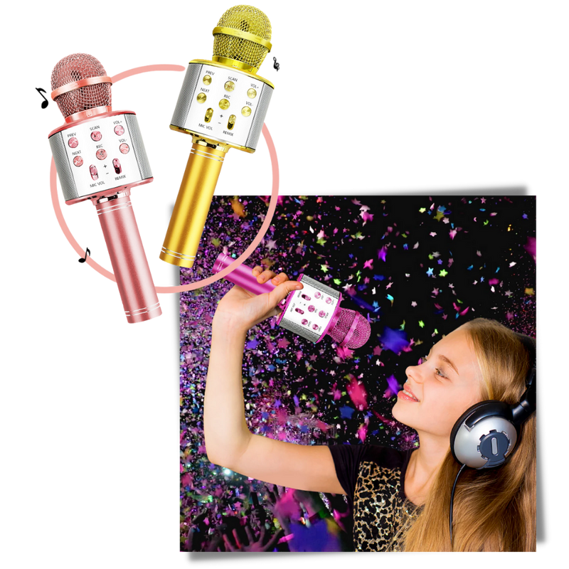 Wireless Bluetooth Karaoke Microphone