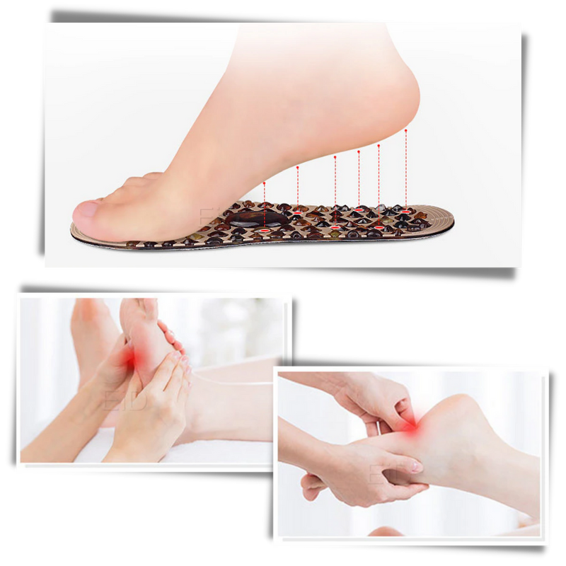 Massaging Insole With Cobble Design