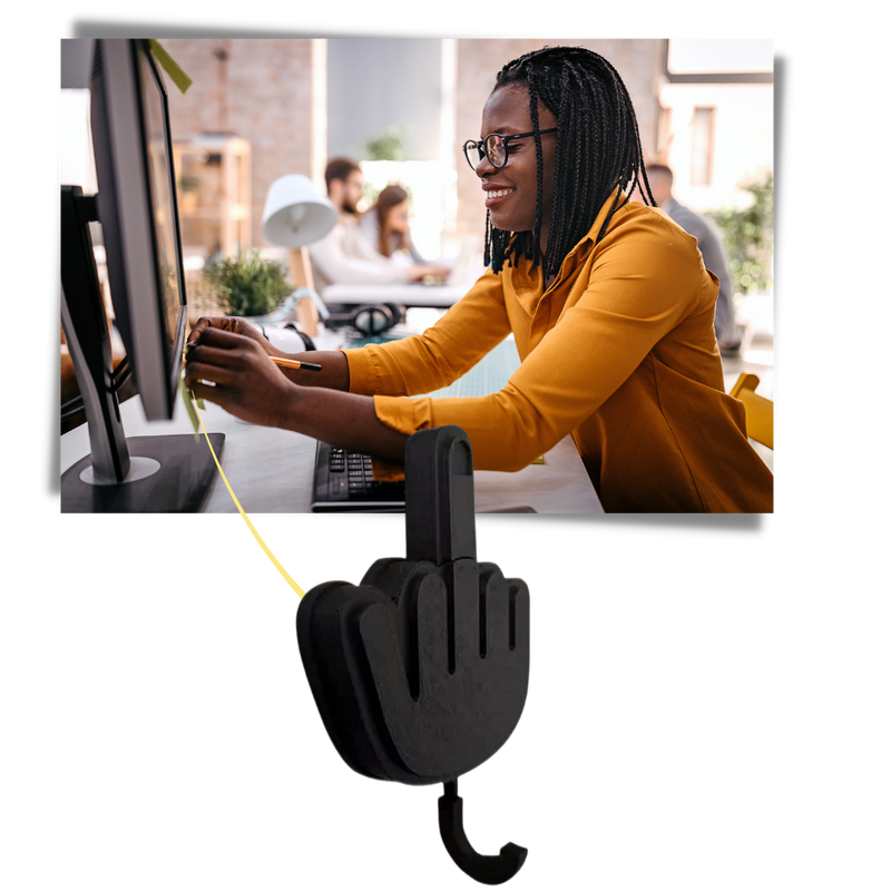 Adhesive Hand Gesture Key Hook