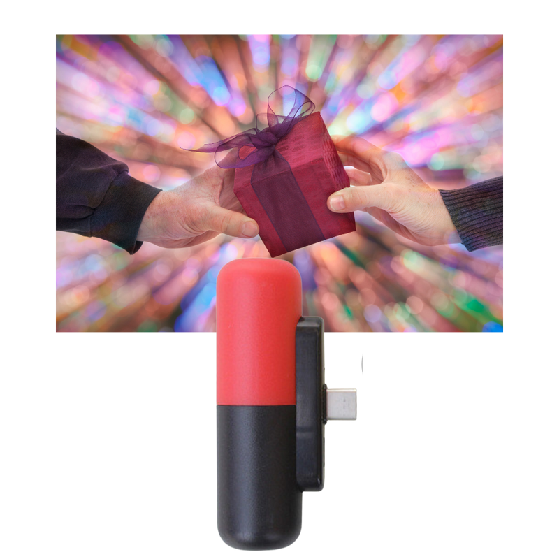 Capsule-Shaped Mini Portable Power Bank