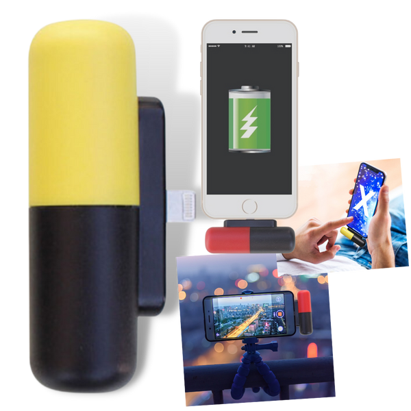 Capsule-Shaped Mini Portable Power Bank