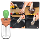 Oil Glass Bottle with Brush