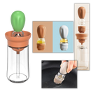 Oil Glass Bottle with Brush