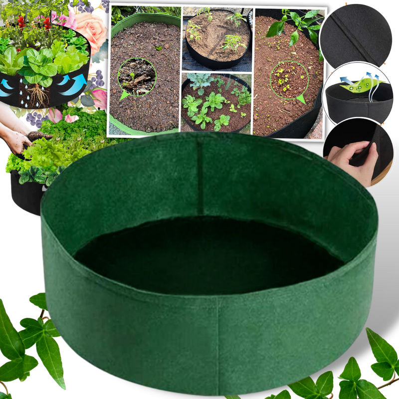 Raised Felt Nursery Pot For Plants
