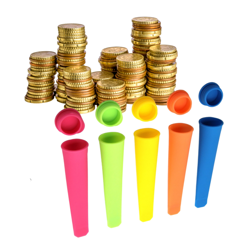 5-pack Silicone Popsicle Maker Moulds