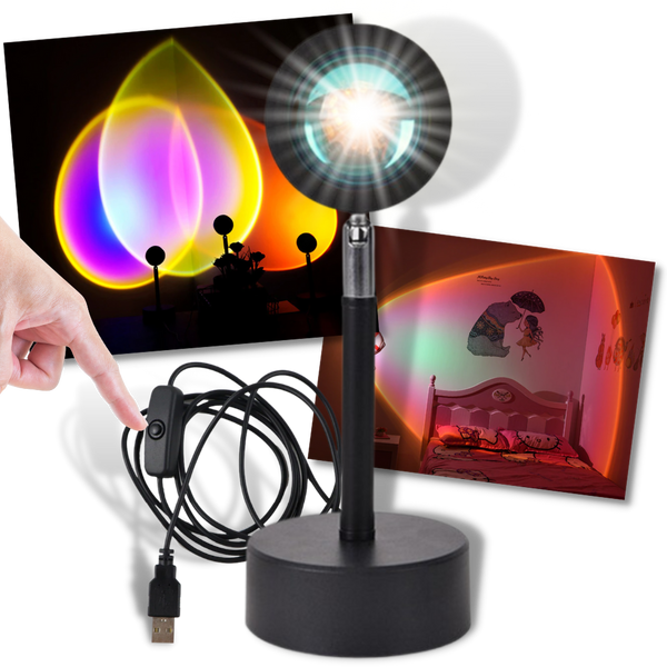 Colourful Light Projector LED Desk Lamp