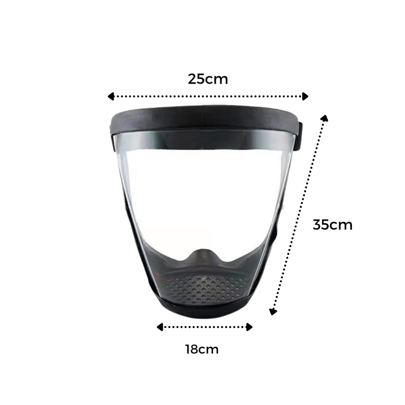 Transparent Protective Full Face Shield