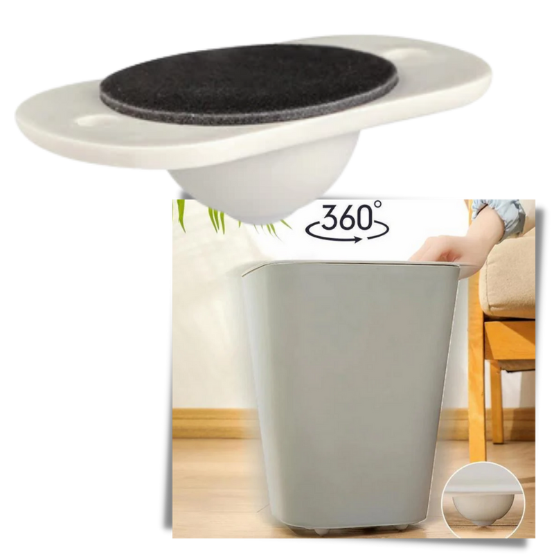 Adhesive Swivel Furniture Wheel