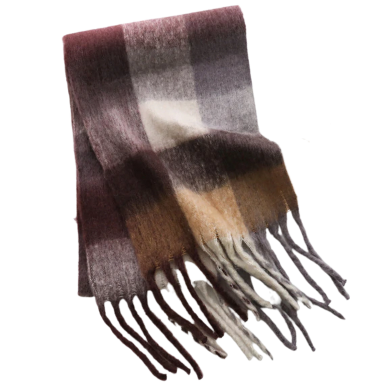 Plaid Women's Winter Scarf