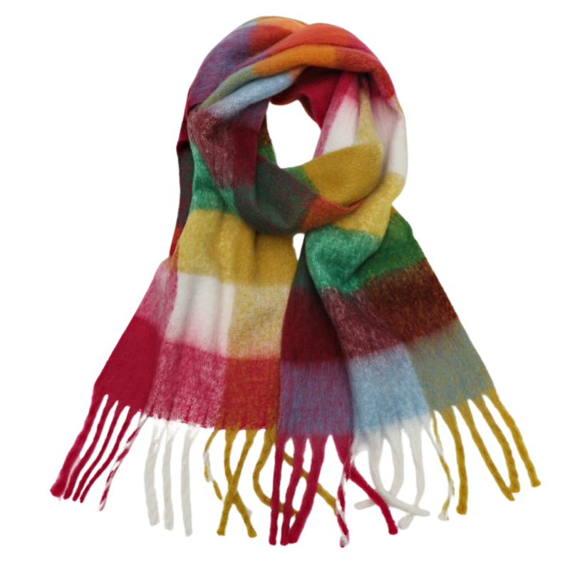 Plaid Women's Winter Scarf