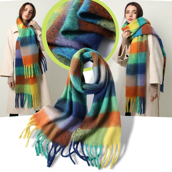 Plaid Women's Winter Scarf