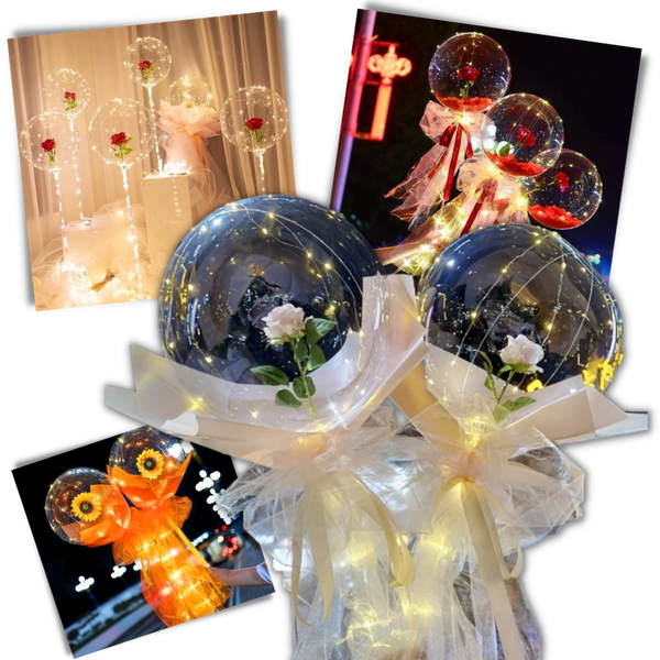 Beautiful Rose LED Balloon